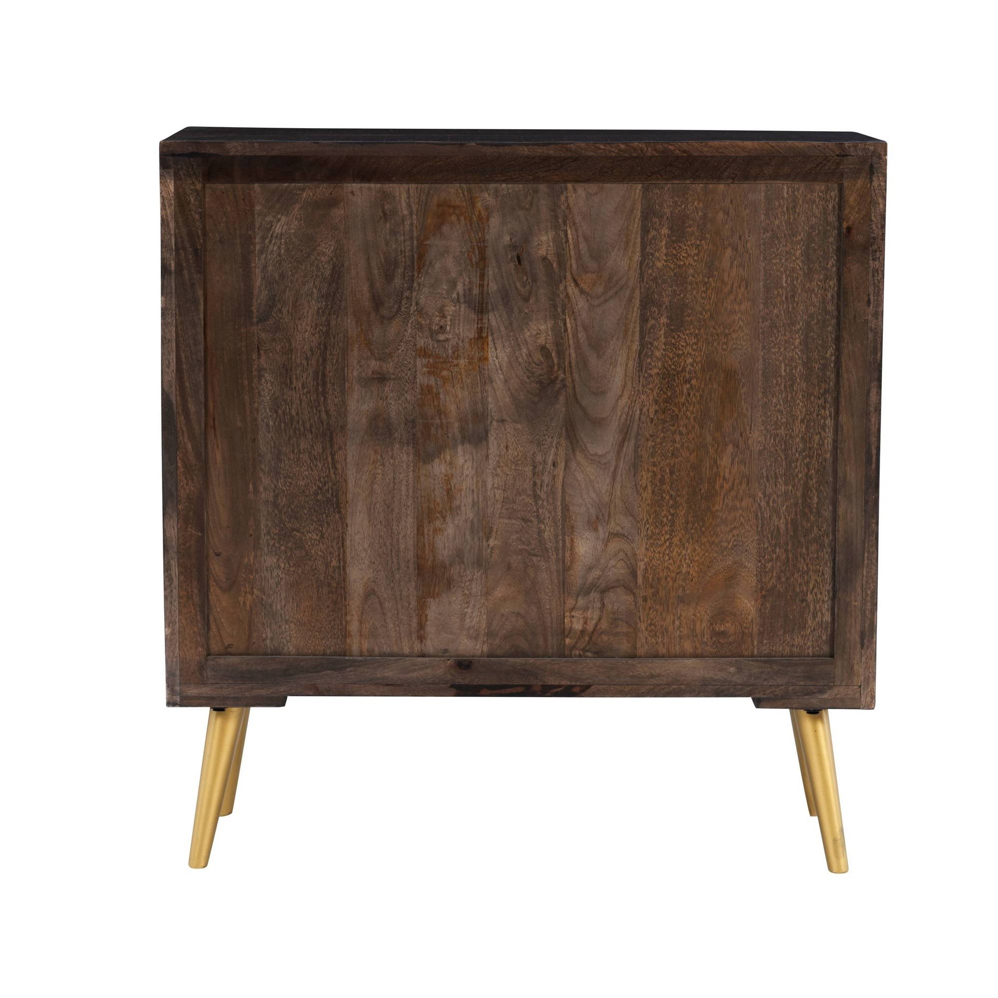 2 Door Brown Cabinet O437073