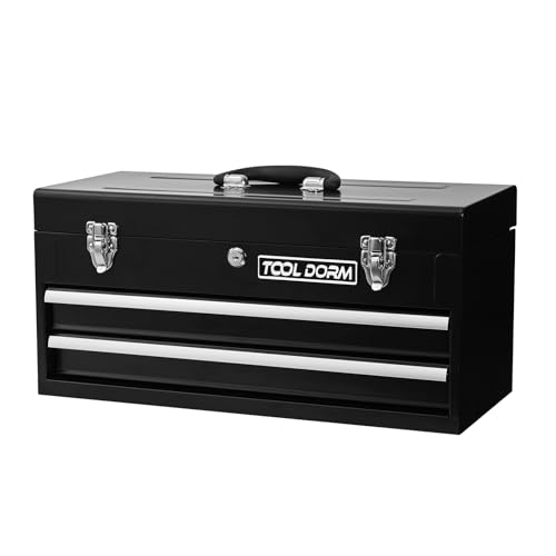 Black 3 Drawer Steel Metal Tool Box F48337