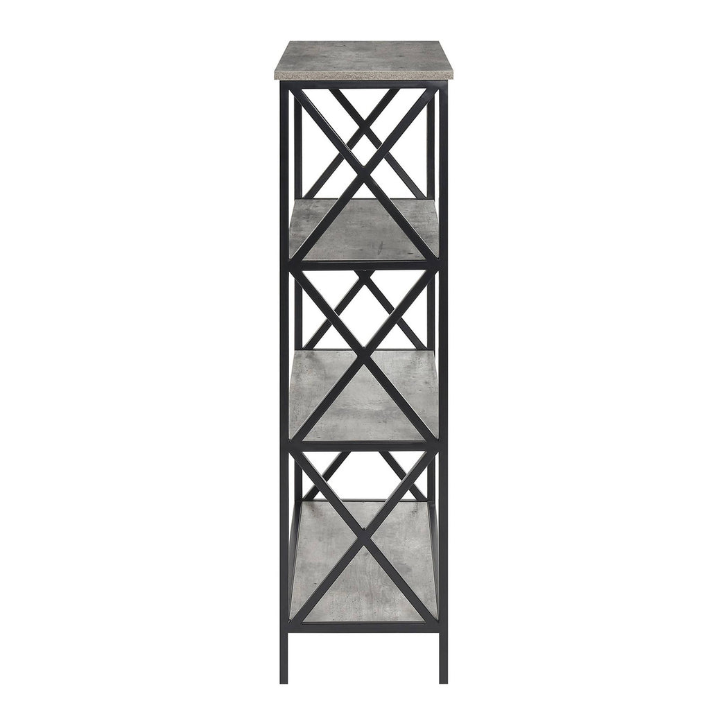 4 Tier Faux Birch Bookcase V747