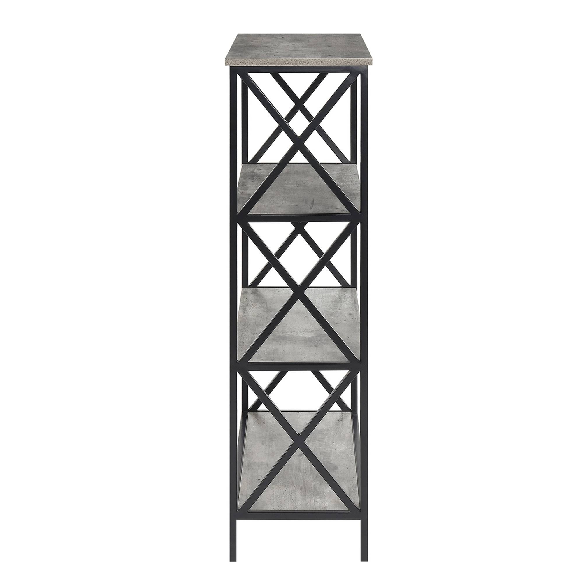 4 Tier Faux Birch Bookcase V747