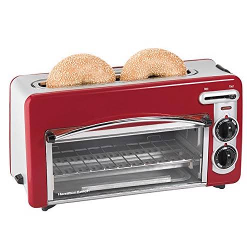 2 Slice Toaster & Oven in Red O836909