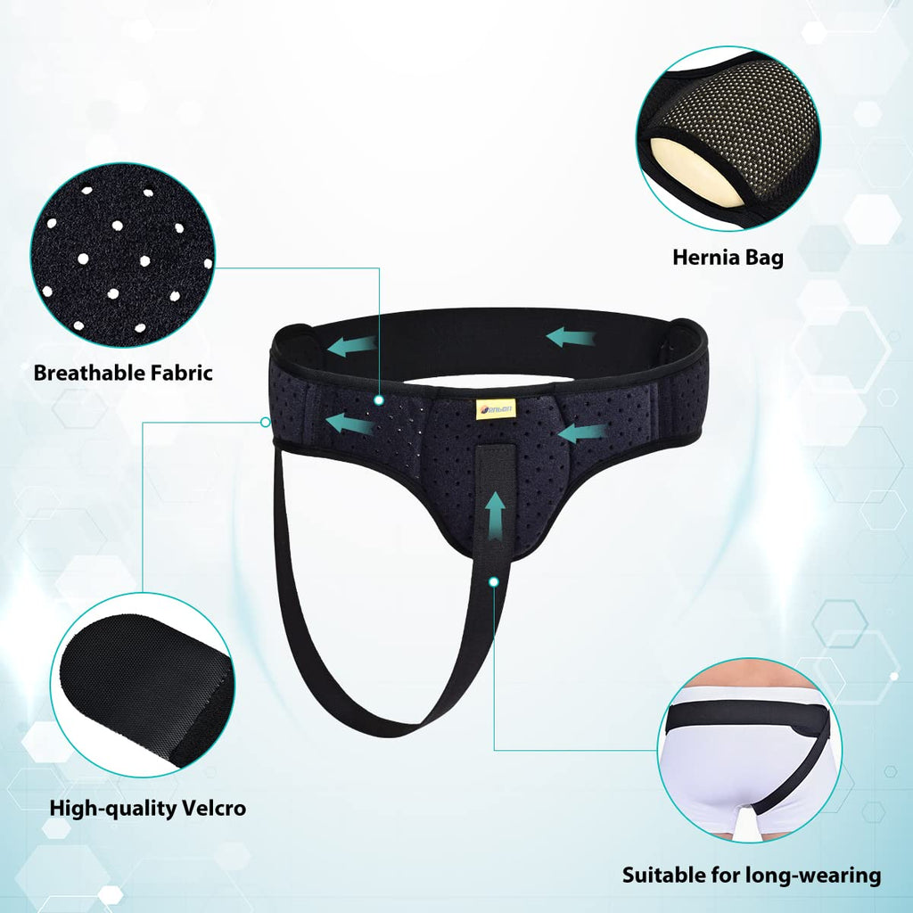 Hernia Belt Truss with Removable Compression Pads U832