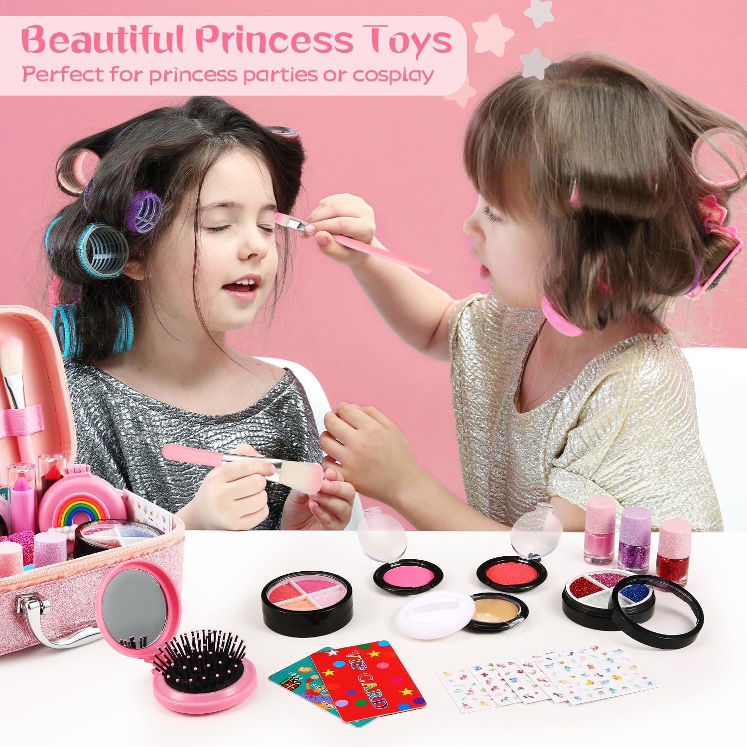 Real Washable Non-Toxic Kids Makeup Toy Kit X2457