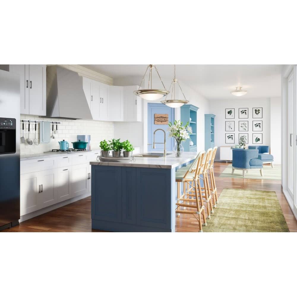 White Shaker Kitchen Base Cabinet L60685
