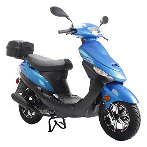 50cc Gas Moped with 10" Aluminum Wheels E2018