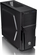 Black SPCC ATX Mid Tower Computer Chassis X208797
