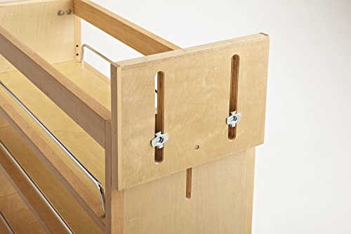 11 Inch Base Pullout Kitchen Cabinet Organizer with Stainless Steel Utensil Storage Bin Z316415