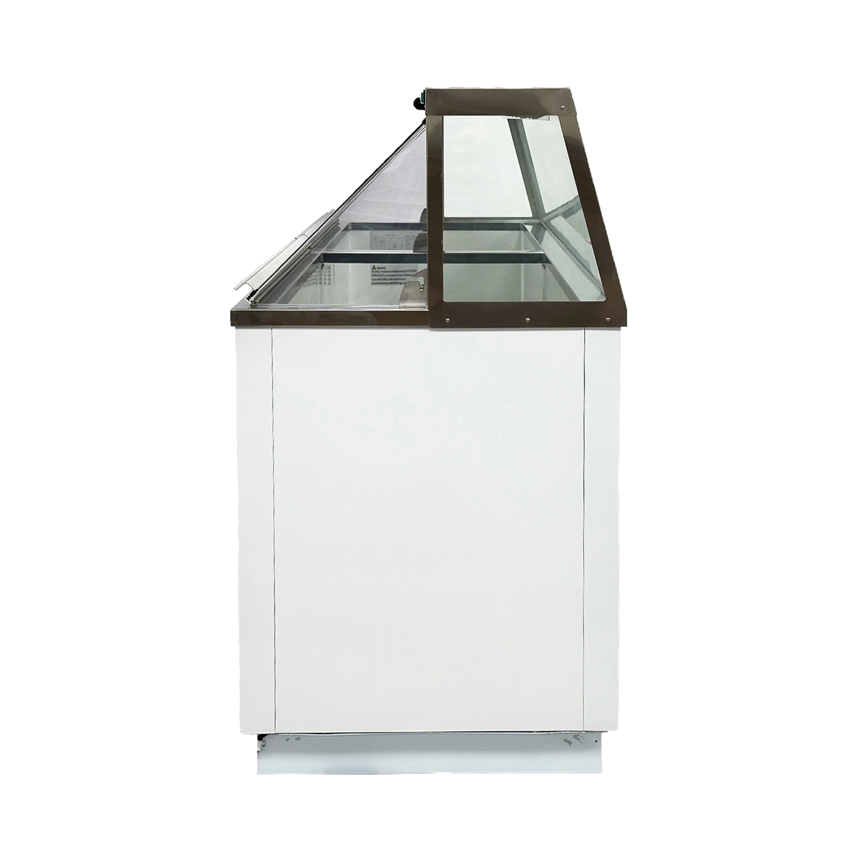 White 12 Tub Ice Cream Display Freezer Z7760