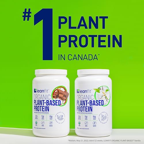 Organic Plant-Based Protein Powder, Natural Chocolate Flavor, 21g Protein, 1.58 Pound Tub A84000