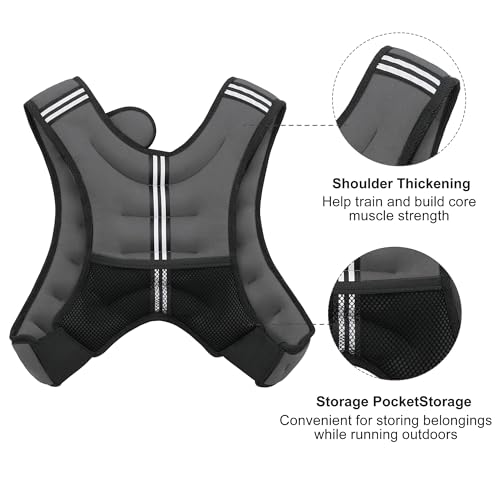 Weighted Vest with Reflective Stripe C97022