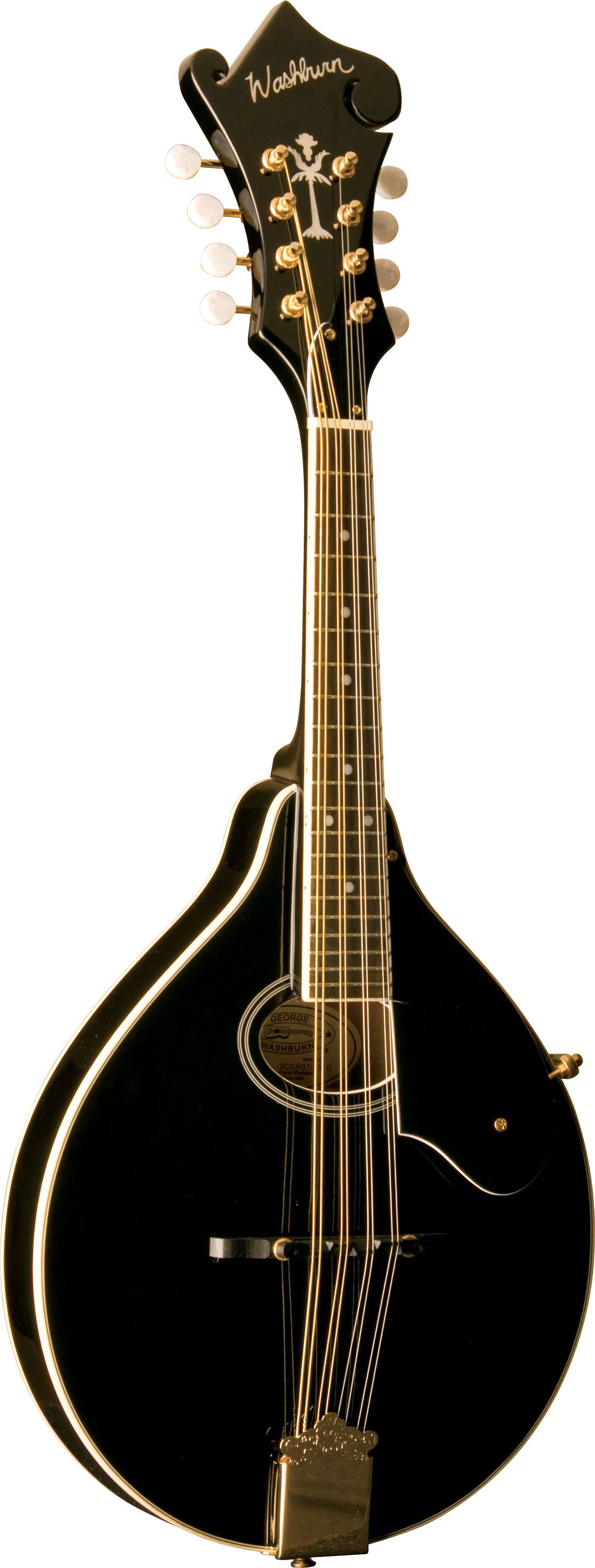 Black A-Style Mandolin A468