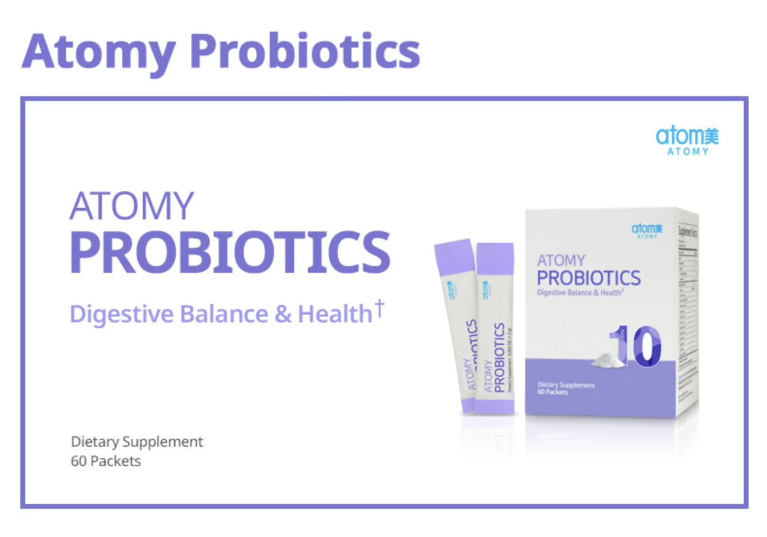 Probiotics 60packets A216875