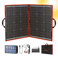 110w 18v Portable Foldable Solar Panel Kit with Controller 2 Usb Output T186