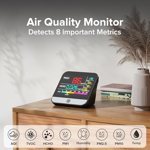 13 in 1 Air Quality Monitor with Beep Alarm G678015