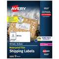Waterproof Printable Shipping Labels, 2" x 4", White, 100 Blank Mailing Labels D6077
