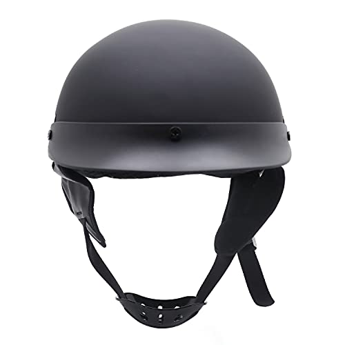 Matte Black Half Face Helmet J90097