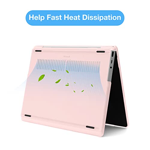 Case Only Compatible with Microsoft Surface Laptop Go 12.4 inch, Protective Plastic Hard Shell U506