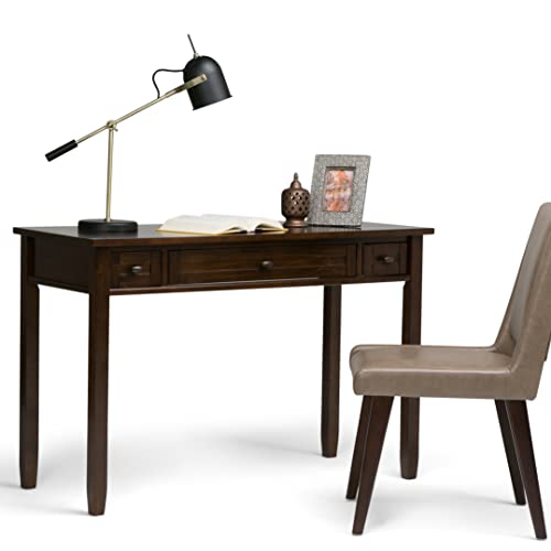 White 2 Drawer Solid Wood Desk V425385