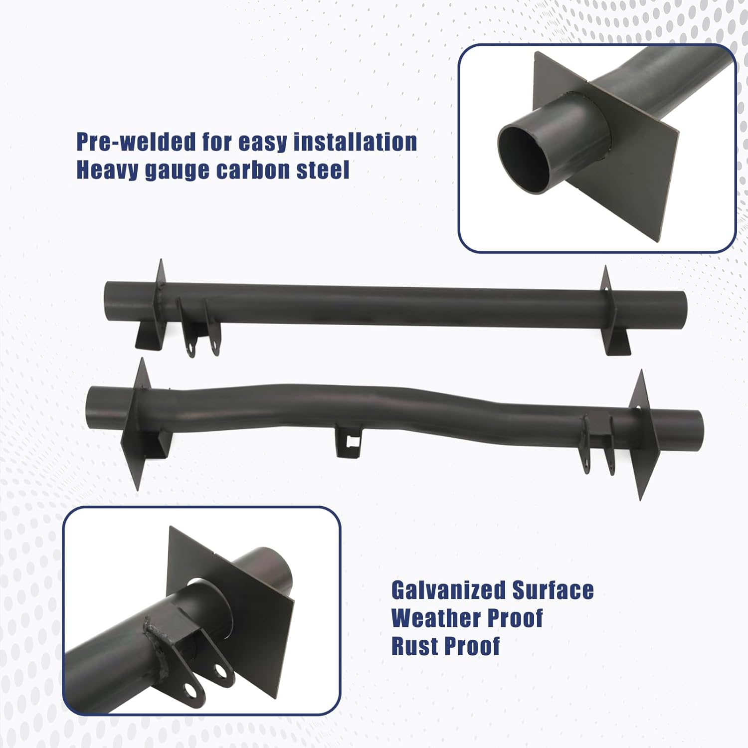 Rear Fuel Tank Support Crossmember and Upper Shock Mount Crossmember O858