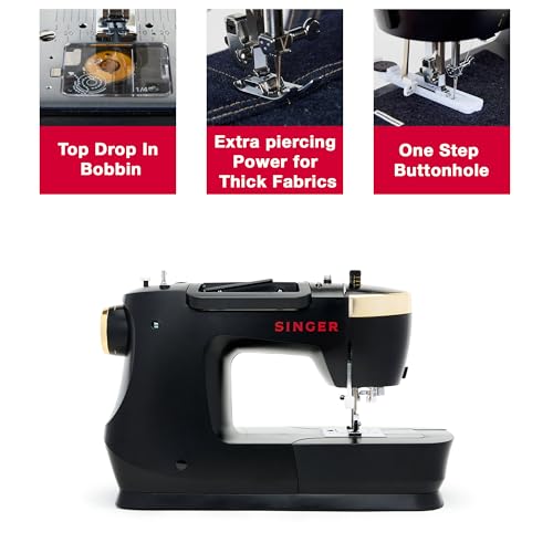 Heavy Duty 500 Classic Sewing Machine with Accessory Kit, 23 Built-In Stitches, Full Metal Frame P2167