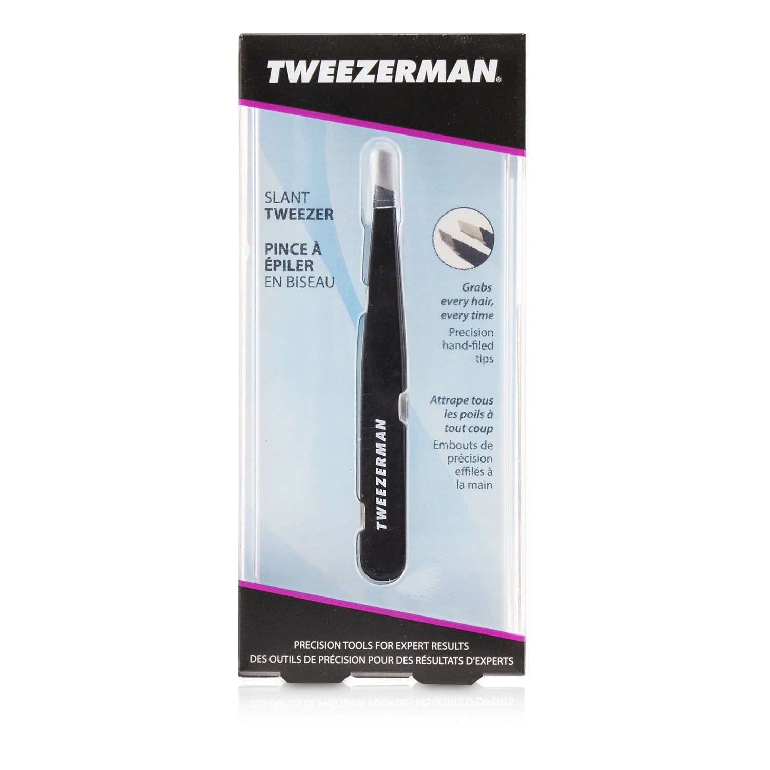 Classic Stainless Steel Slant Tweezer V64289