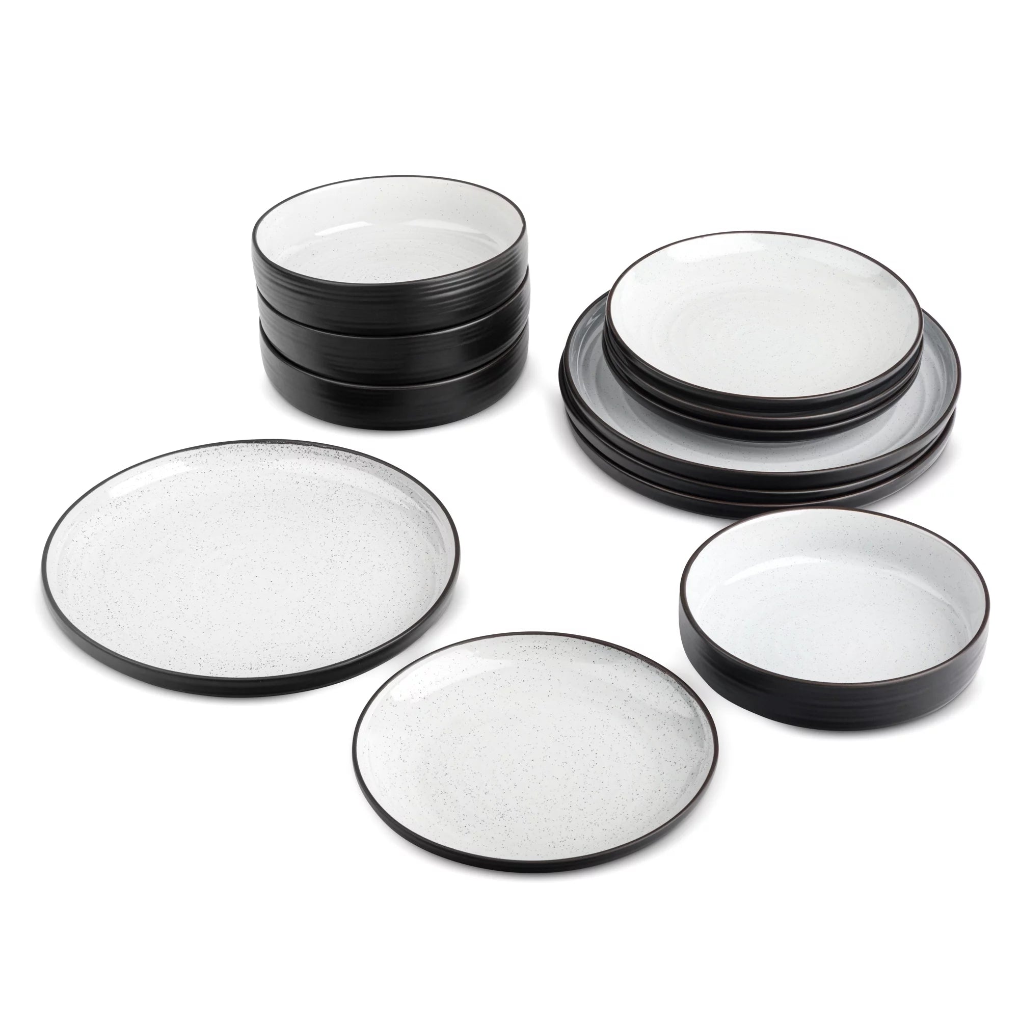 12-Piece Ceramic Dinnerware Set D258