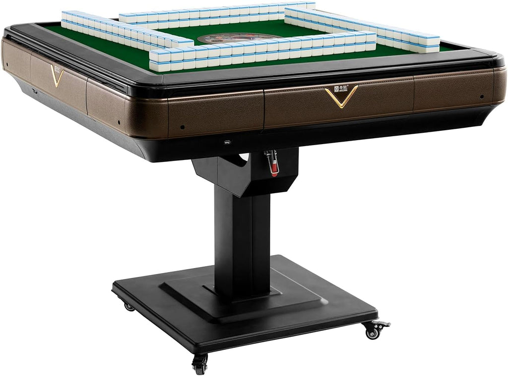 Folding Automatic Mahjong Table with Wheels Q547107