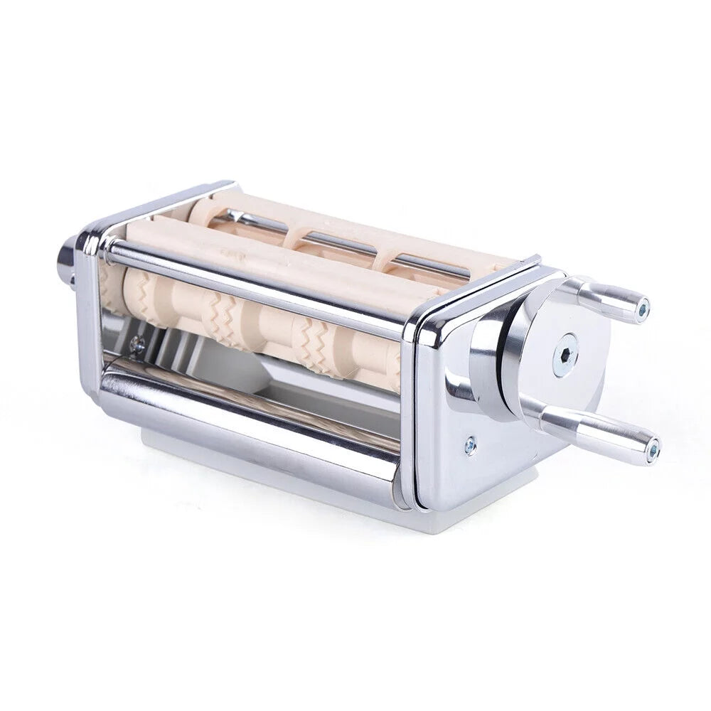 Stainless Steel Pasta Roller Cutter Ravioli Maker Attachment Kit C1339