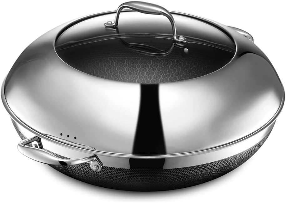 16 Piece Hybrid Stainless Steel Non-Stick Cookware Set C127300