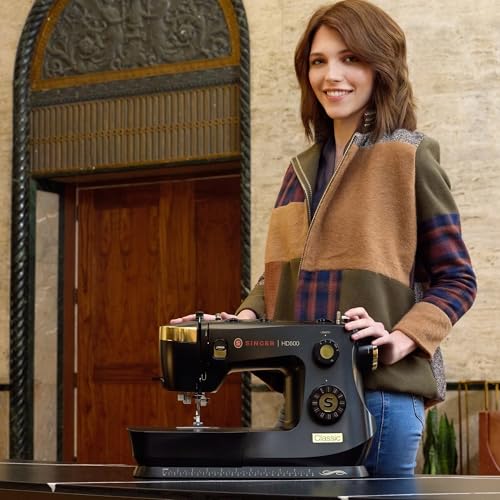 Heavy Duty 500 Classic Sewing Machine with Accessory Kit, 23 Built-In Stitches, Full Metal Frame P2167
