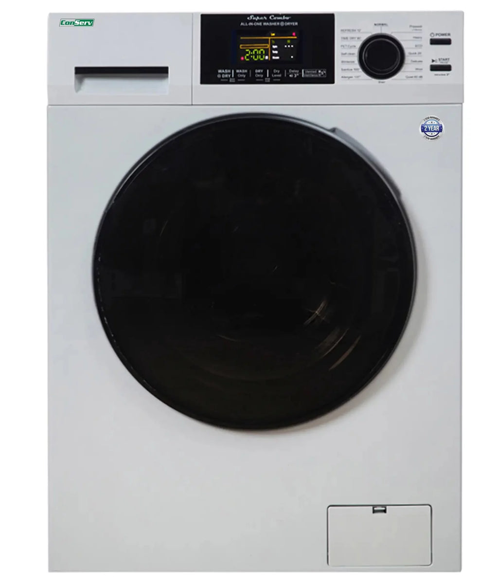 15 lbs Compact Combo Washer Dryer in White A427