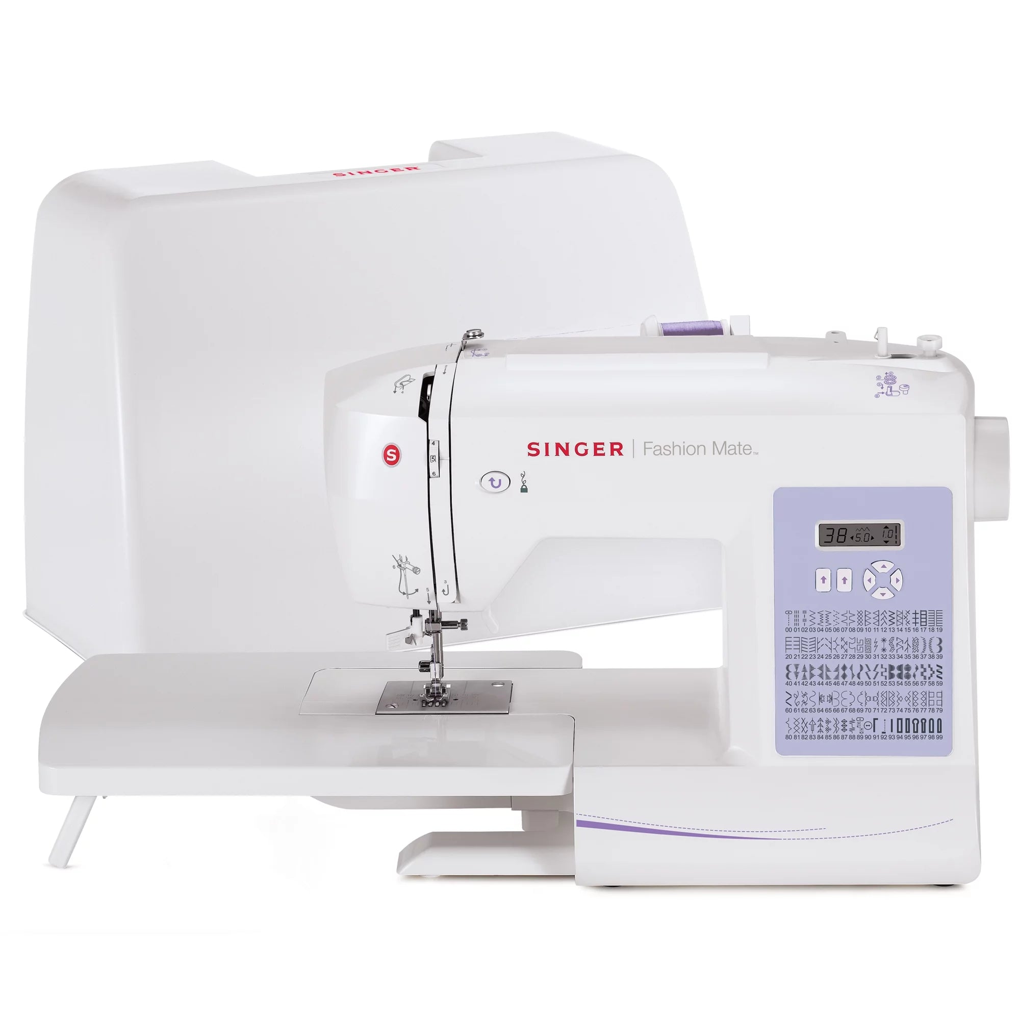 Sewing Machine with Extension Table and Hard Cover R3913