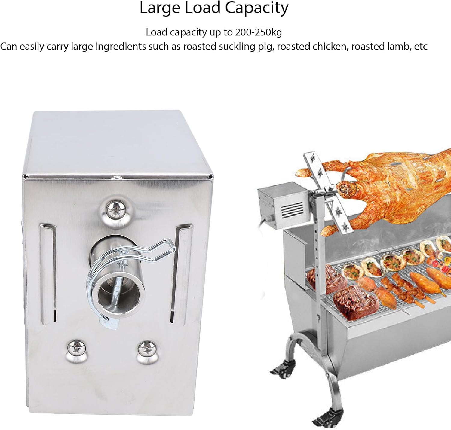 Stainless Steel Electric Grill Rotisserie Motor W206350