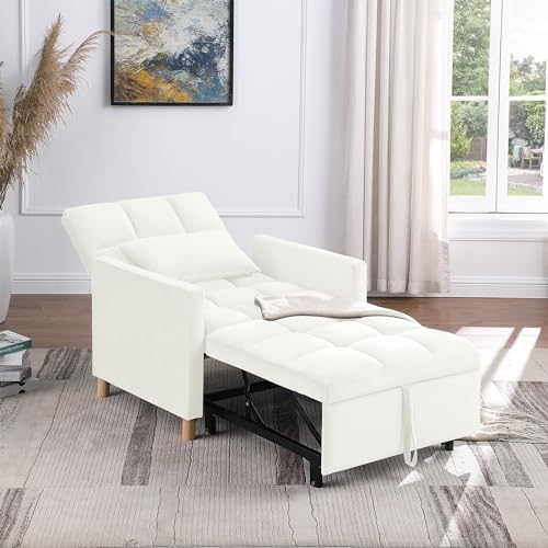 Gray 3-in-1 Sleeper Sofa with Pull Out Bed Y729507