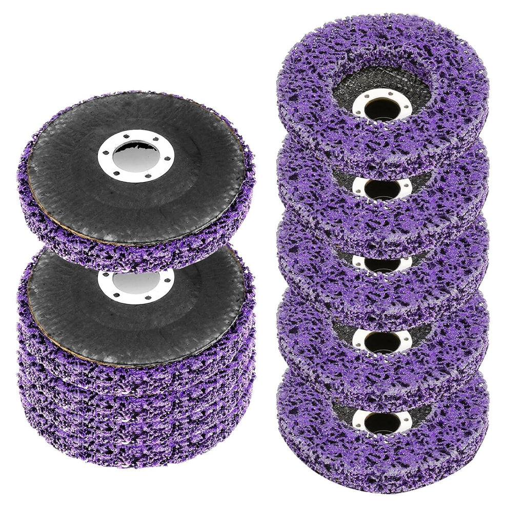 10 Pack 4" x 5/8" Strip Disc Stripping Wheel for Angle Grinders M4179