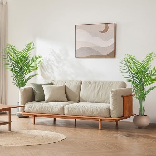 Artificial Areca Palm Plant Faux Tropical Tree 6FT with 15 Trunks (2pack) A3341
