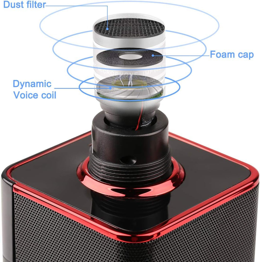 12w Cardioid Dynamic Wireless Bluetooth Karaoke Microphone I592