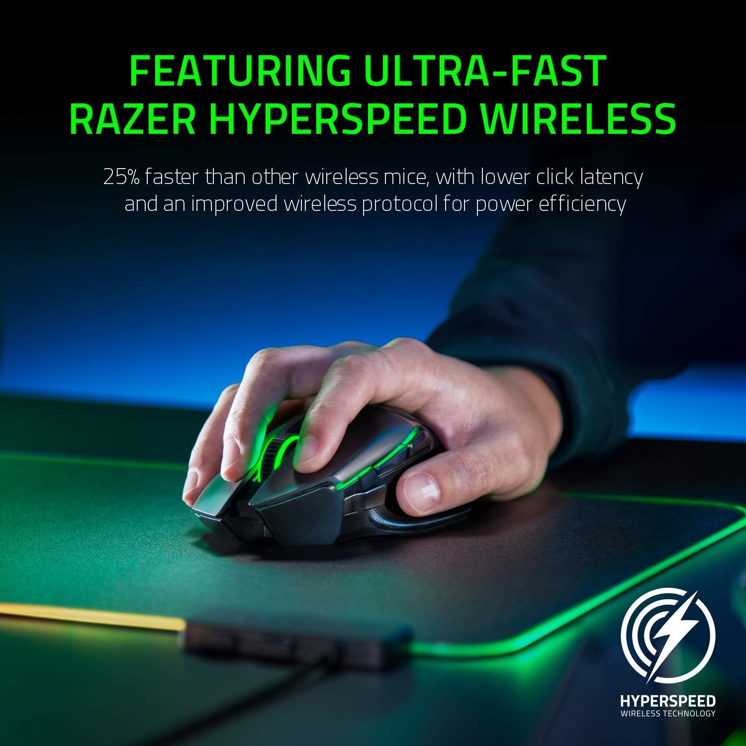 Classic Black Wireless Gaming Mouse Pack of 2 S8779
