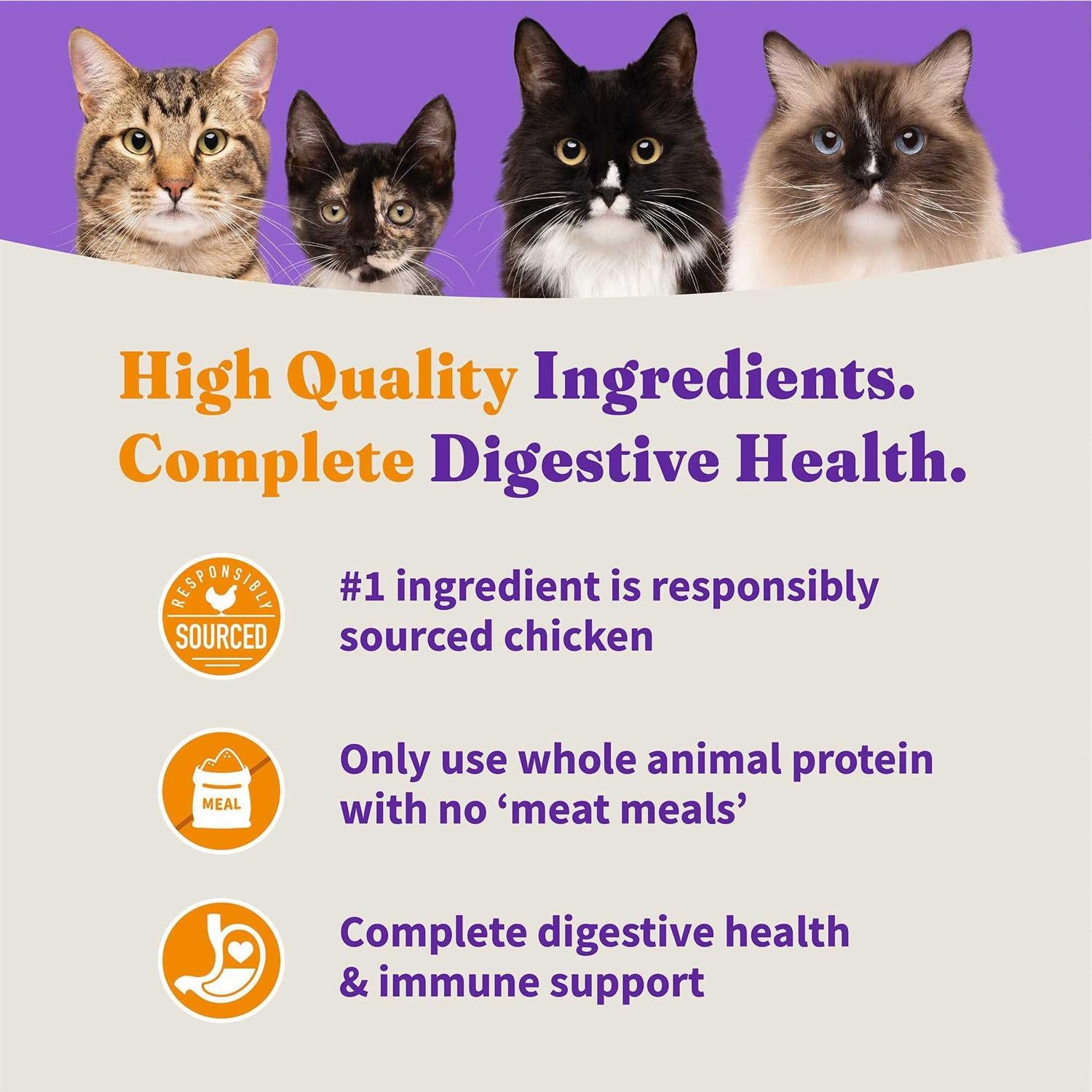 Chicken & Chicken Liver Recipe Grain-Free Dry Cat Food E3957