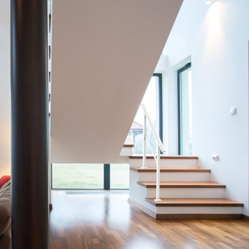 Black Heavy Duty Metal Handrail for Steps (1-3 Steps) F154
