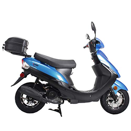 50cc Gas Moped with 10" Aluminum Wheels E2018