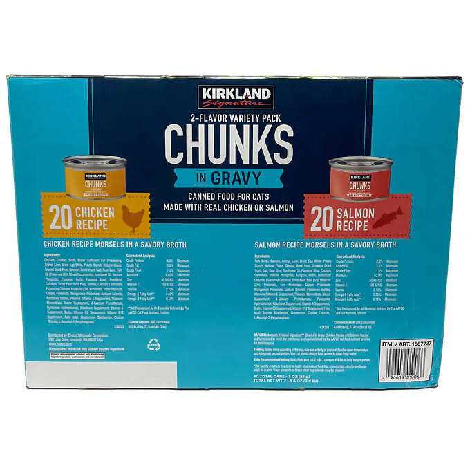 Chunks in Gravy Canned Cat Food Variety Pack E553