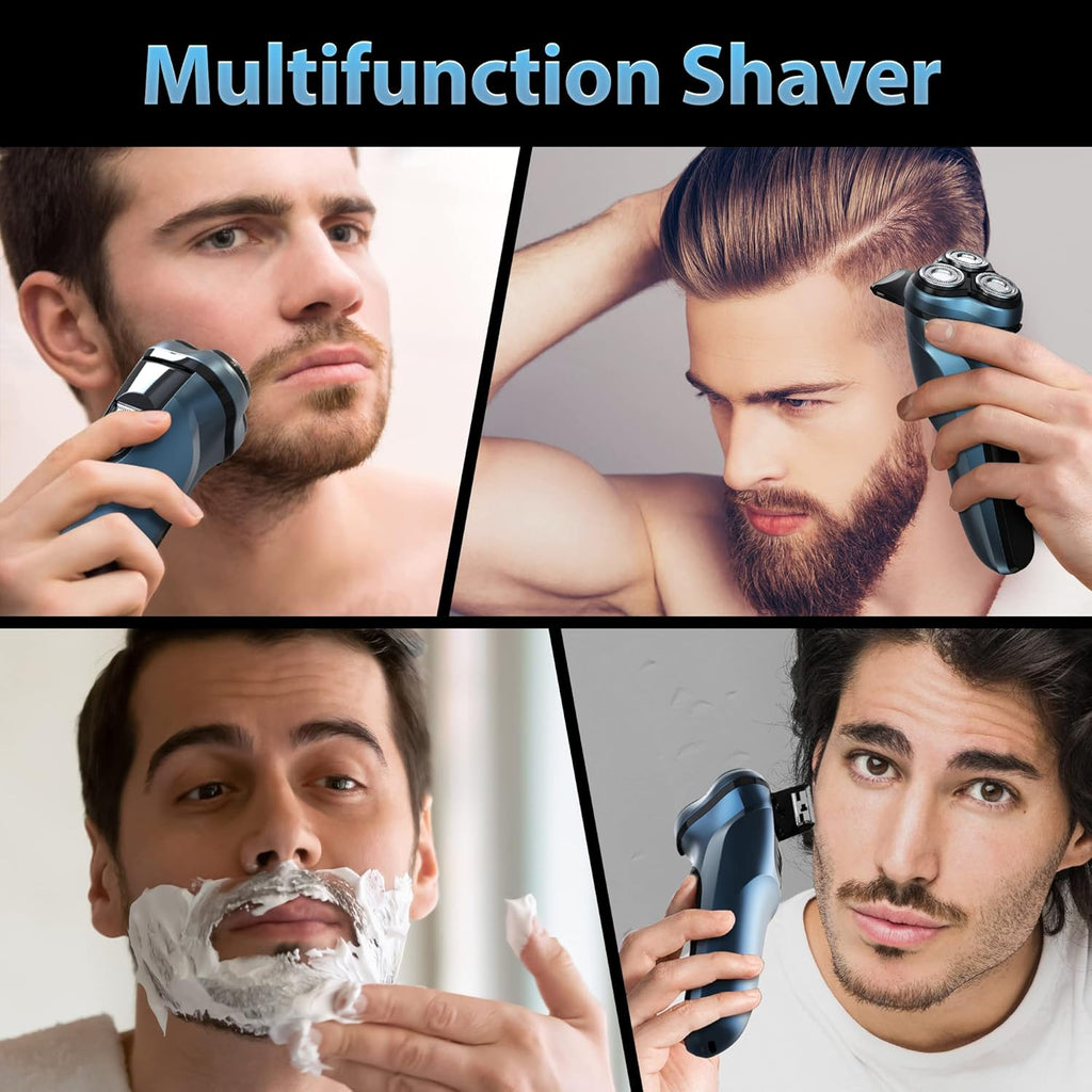 Electric Razor, Beard Trimmer, Waterproof, USB Rechargeable C3599