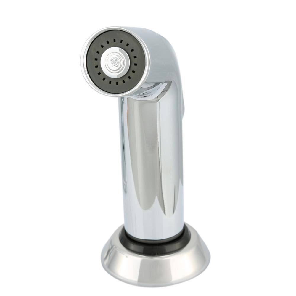 Single Handle Kitchen Faucet with Spray - Chrome W1663