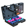 3 Pairs Dumbbell Set With Hard Plastic Case I774