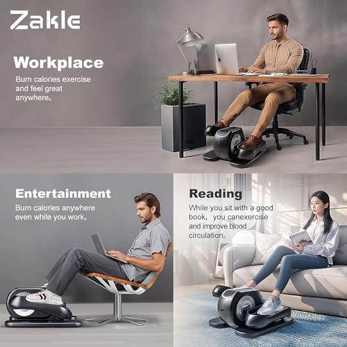 Under Desk Elliptical Machine with Remote Control & 12 Adjustable Speeds H128766