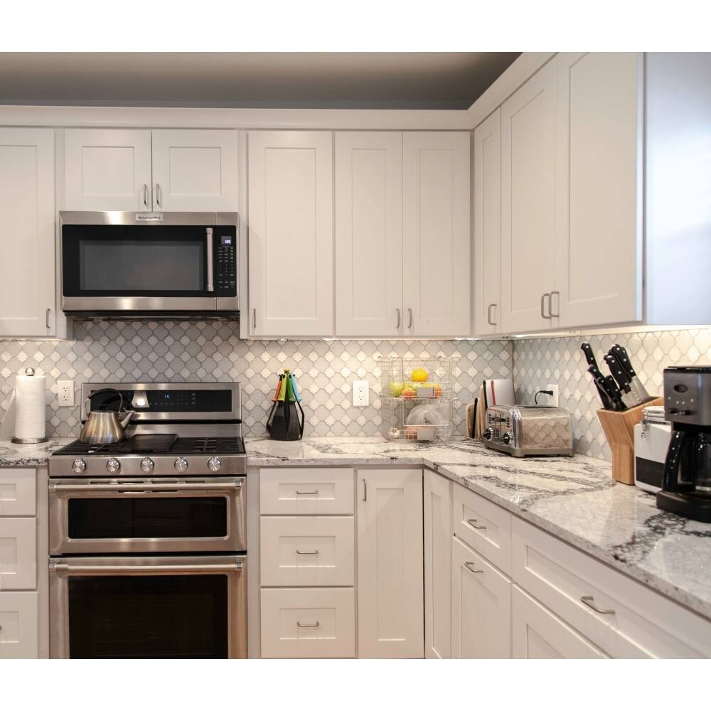 White Shaker Kitchen Base Cabinet L60685