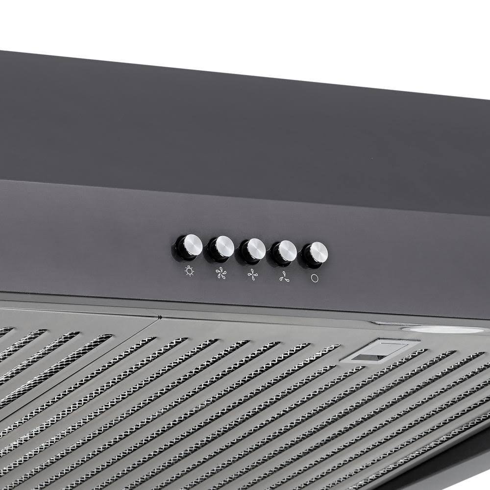 Black Stainless Steel Under The Cabinet Range Hood O185391