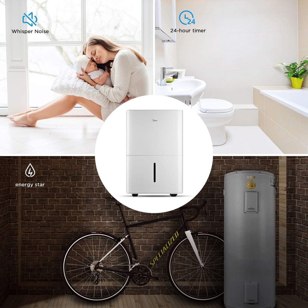 White 35 Pint Dehumidifier X203
