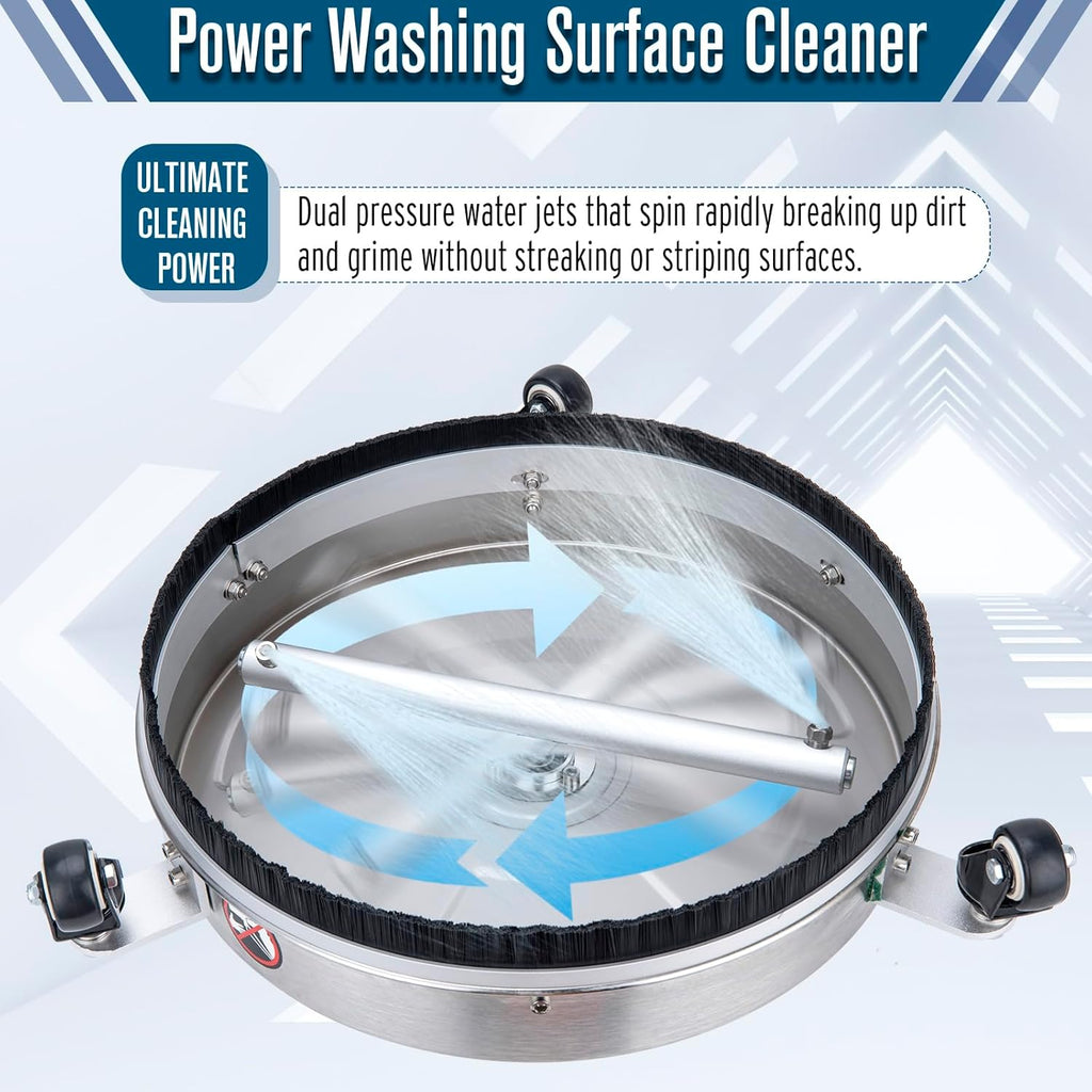 15 inch Surface Cleaner with 3 Wheels 4000 PSI T71376